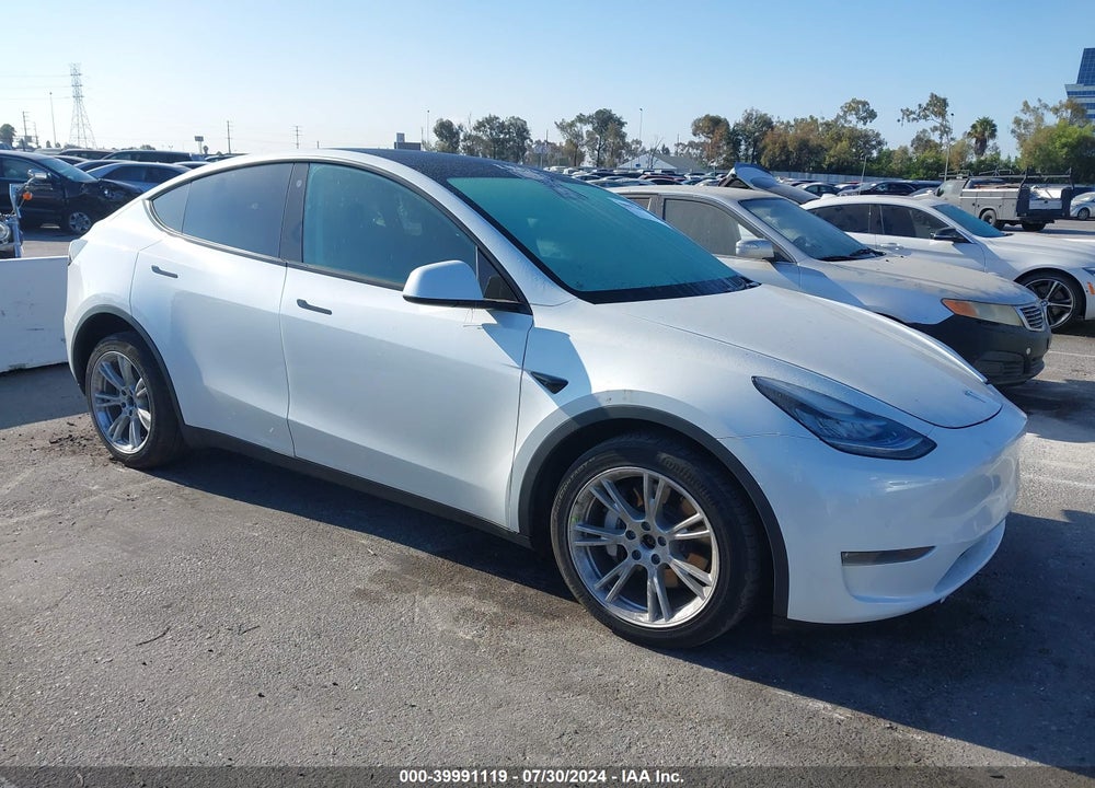 2021 TESLA MODEL Y LONG RANGE DUAL MOTOR ALL-WHEEL DRIVE VIN: 5YJYGDEE7MF092208