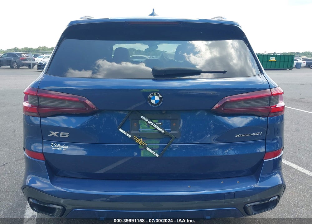 2021 BMW X5 XDRIVE40I VIN: 5UXCR6C0XM9D78511