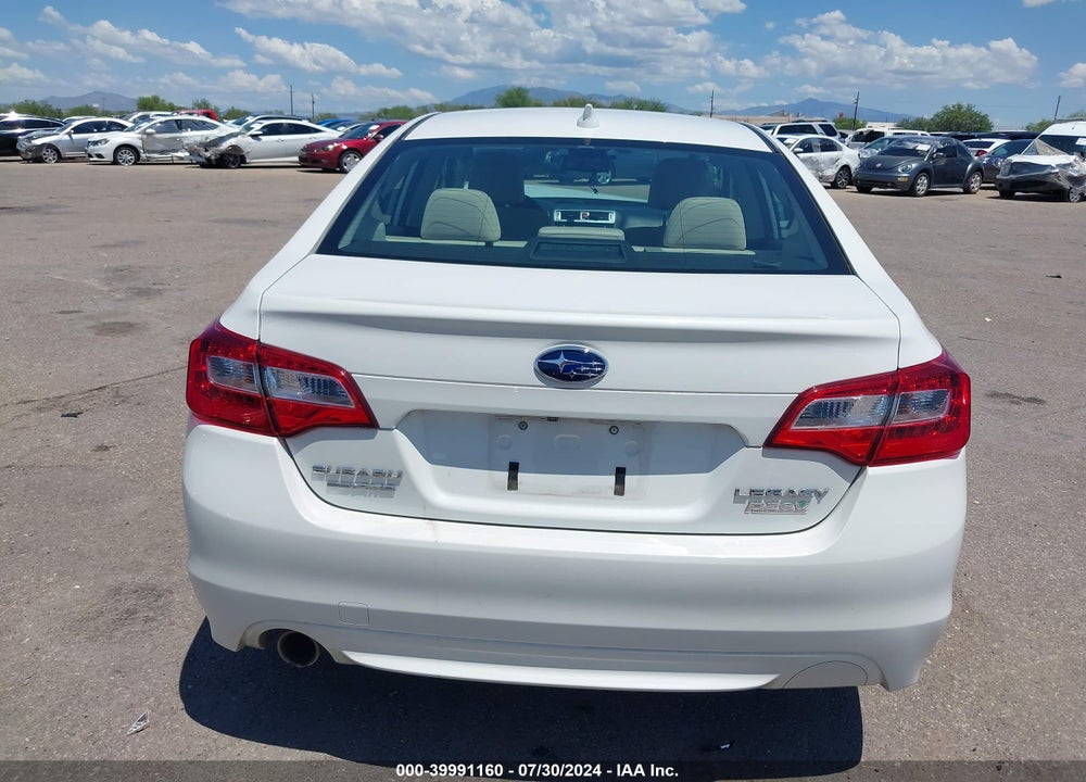 2016 SUBARU LEGACY 2.5I PREMIUM VIN: 4S3BNAF66G3040846