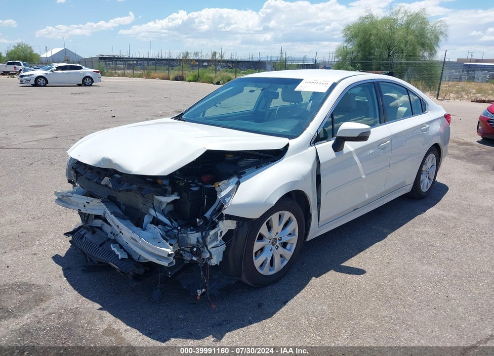2016 SUBARU LEGACY 2.5I PREMIUM VIN: 4S3BNAF66G3040846