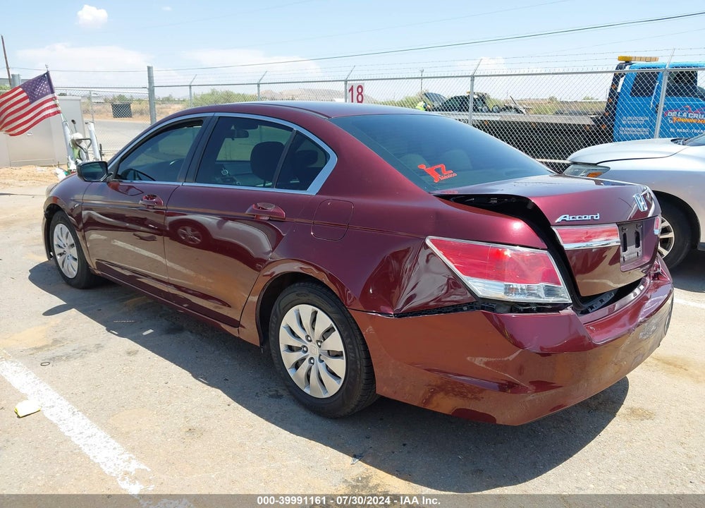 2012 HONDA ACCORD 2.4 LX VIN: 1HGCP2F39CA230190