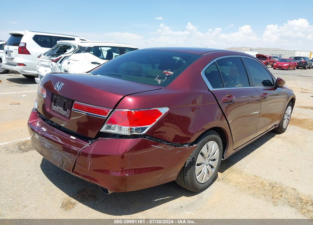 2012 HONDA ACCORD 2.4 LX VIN: 1HGCP2F39CA230190