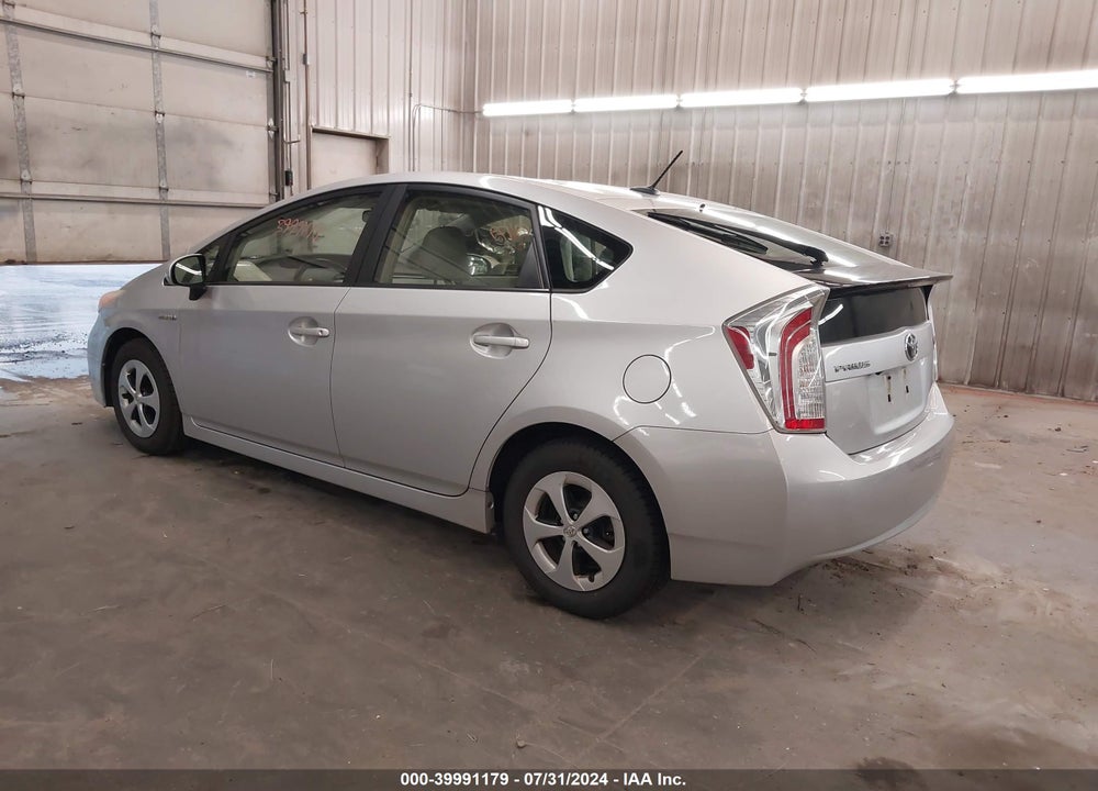 2012 TOYOTA PRIUS FIVE/FOUR/ONE/THREE/TWO VIN: JTDKN3DU2C5393774