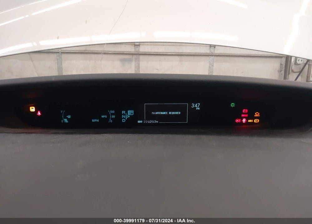 2012 TOYOTA PRIUS FIVE/FOUR/ONE/THREE/TWO VIN: JTDKN3DU2C5393774