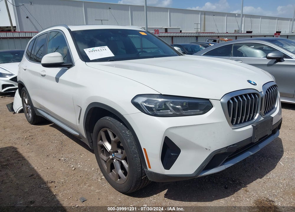 2022 BMW X3 XDRIVE30I VIN: 5UX53DP05N9M92343
