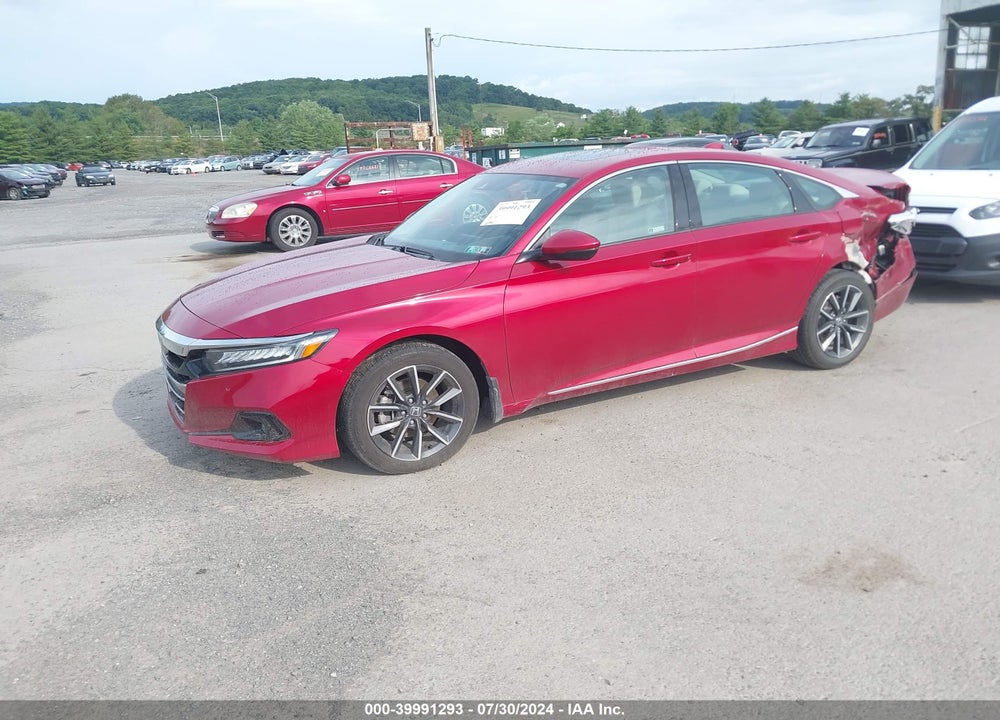 2022 HONDA ACCORD EX-L VIN: 1HGCV1F58NA006431