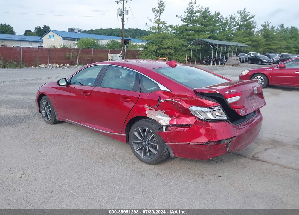 2022 HONDA ACCORD EX-L VIN: 1HGCV1F58NA006431