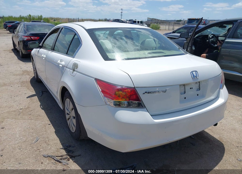 2009 HONDA ACCORD 2.4 LX VIN: 1HGCP26329A038313