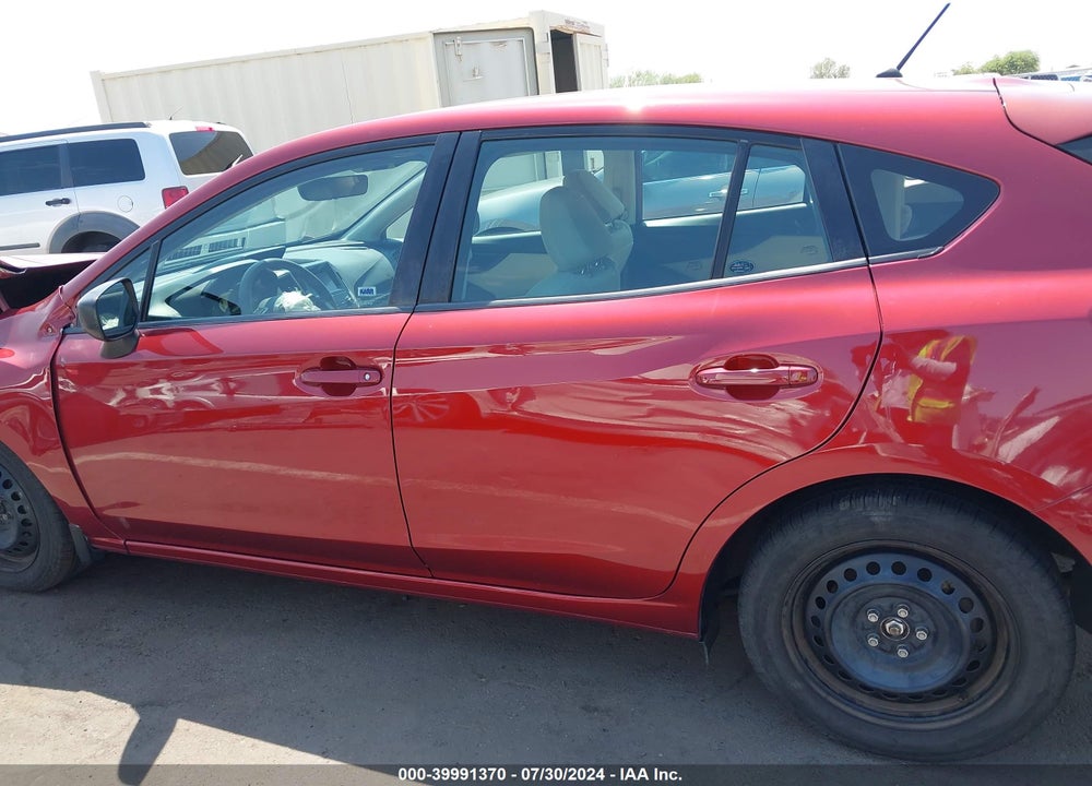 2017 SUBARU IMPREZA 2.0I VIN: 4S3GTAA61H3704071