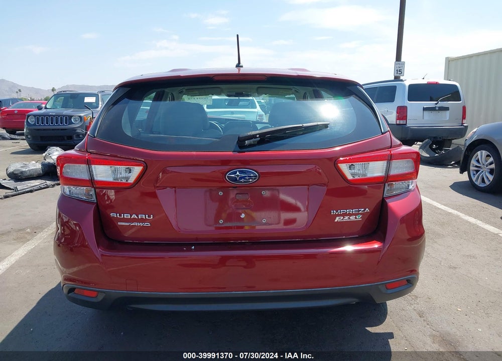2017 SUBARU IMPREZA 2.0I VIN: 4S3GTAA61H3704071