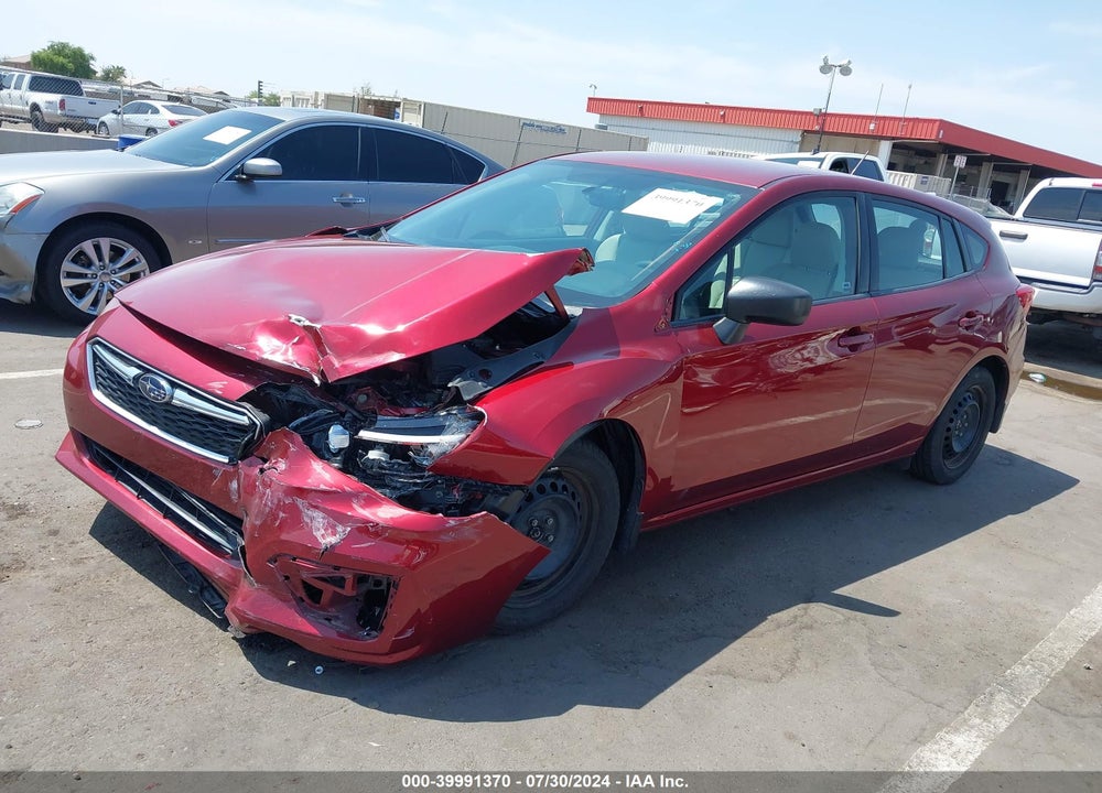 2017 SUBARU IMPREZA 2.0I VIN: 4S3GTAA61H3704071