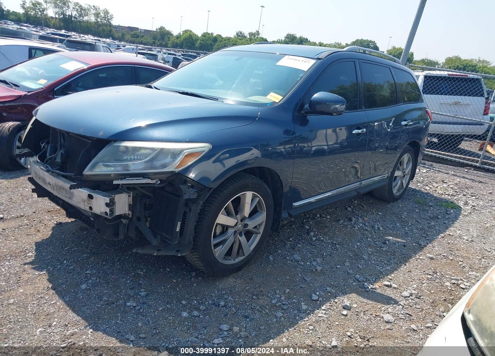 2014 NISSAN PATHFINDER PLATINUM VIN: 5N1AR2MN5EC634143