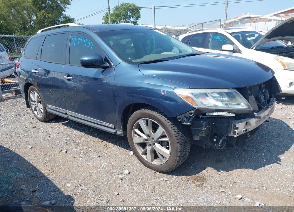 2014 NISSAN PATHFINDER PLATINUM VIN: 5N1AR2MN5EC634143