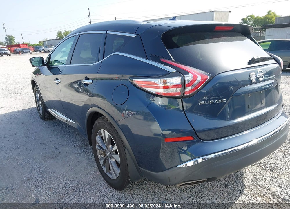 2015 NISSAN MURANO SL VIN: 5N1AZ2MG2FN213424