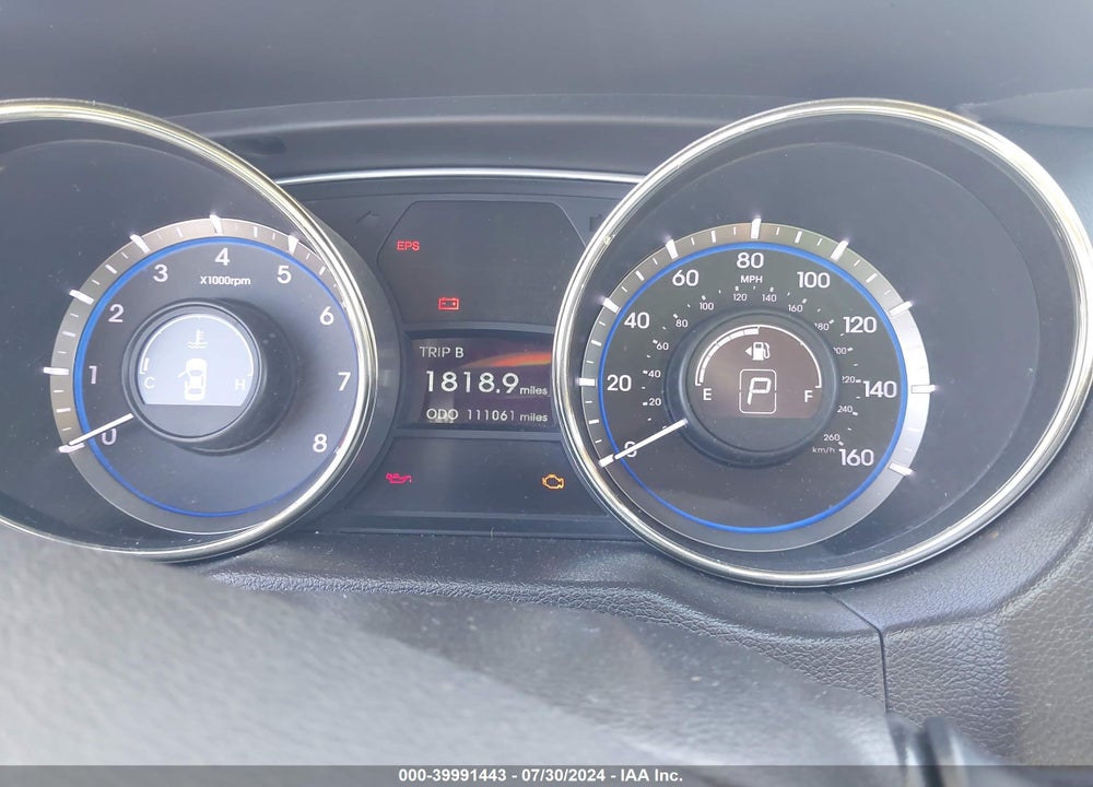 2012 HYUNDAI SONATA GLS VIN: 5NPEB4AC3CH498962