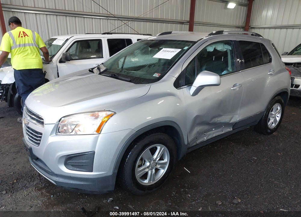 2015 CHEVROLET TRAX LT VIN: 3GNCJLSB3FL172696