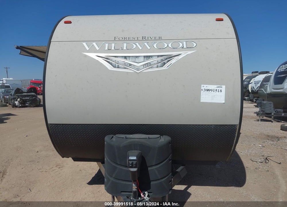 2019 FOREST RIVER WILDWOOD 26DBUD VIN: 4X4TWDB29KA266965