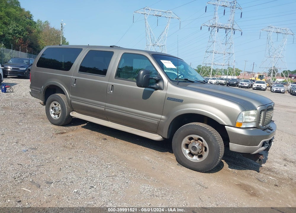 2003 FORD EXCURSION VIN: 1FMSU41S73EA24416
