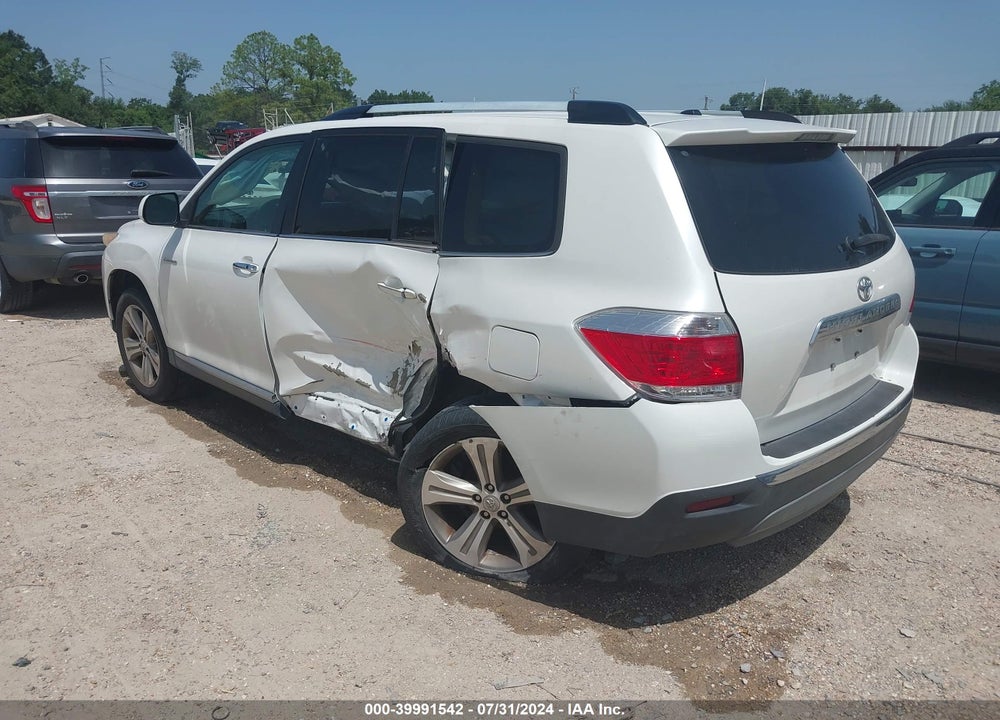 2011 TOYOTA HIGHLANDER LIMITED V6 VIN: 5TDYK3EH9BS049601