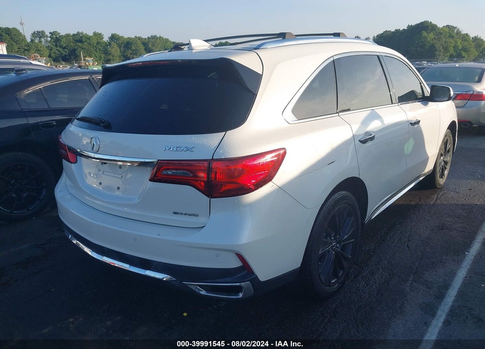 2017 ACURA MDX ADVANCE PACKAGE VIN: 5FRYD4H8XHB004352