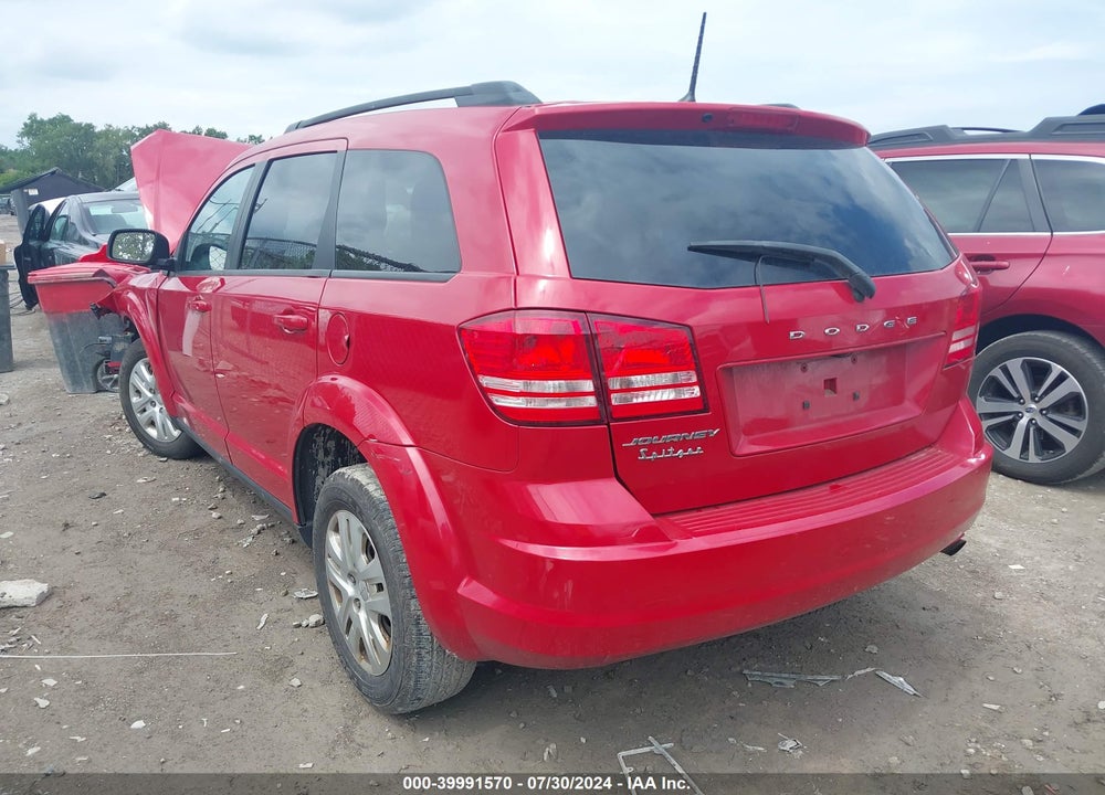 2018 DODGE JOURNEY SE VIN: 3C4PDCAB9JT531884