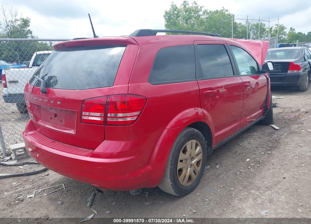 2018 DODGE JOURNEY SE VIN: 3C4PDCAB9JT531884