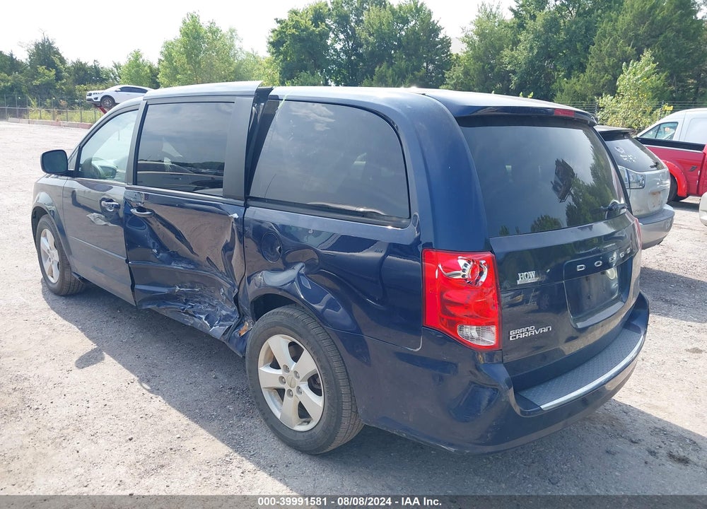 2013 DODGE GRAND CARAVAN VIN: 2C4RDGBG4DR703496