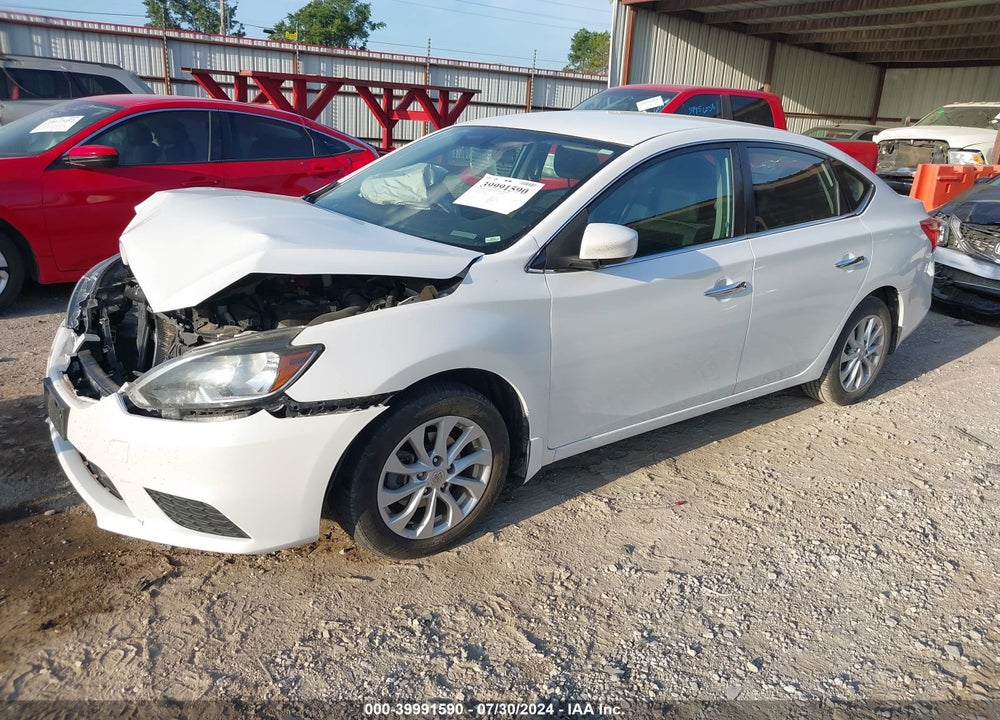 2019 NISSAN SENTRA SV VIN: 3N1AB7AP6KY262488