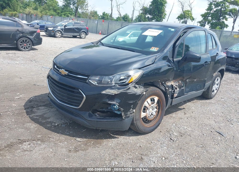 2017 CHEVROLET TRAX LS VIN: 3GNCJKSB7HL186632