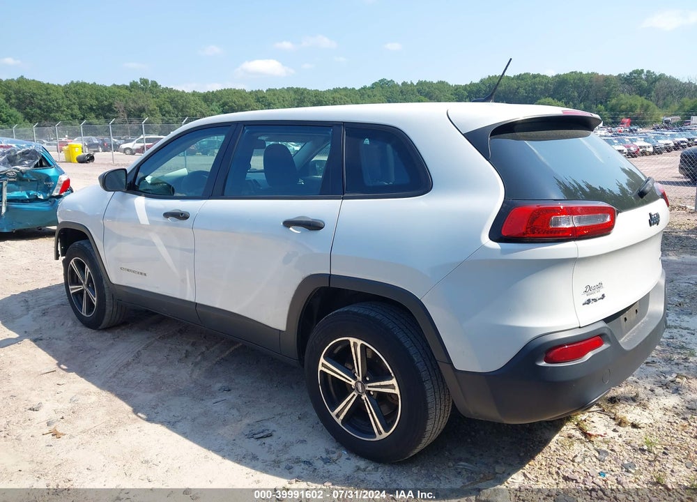 2014 JEEP CHEROKEE SPORT VIN: 1C4PJMABXEW317856