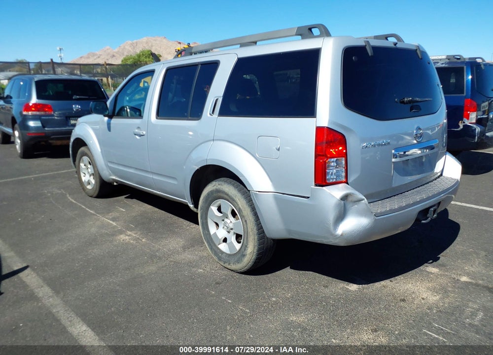2011 NISSAN PATHFINDER S VIN: 5N1AR1NN4BC628337