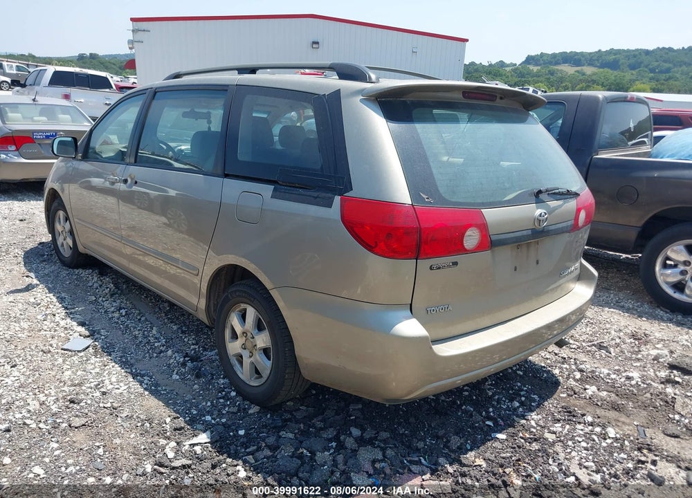 2007 TOYOTA SIENNA CE VIN: 5TDZK23C77S002791