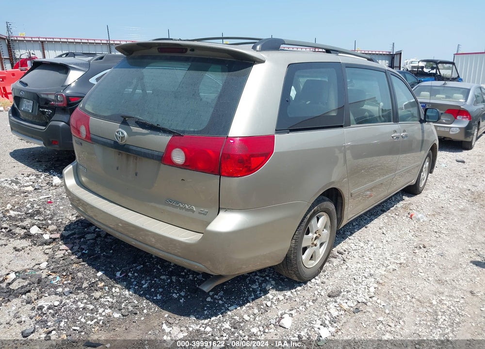 2007 TOYOTA SIENNA CE VIN: 5TDZK23C77S002791