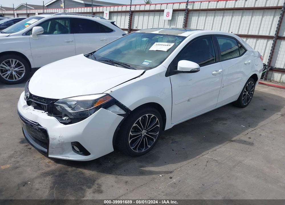 2014 TOYOTA COROLLA S PLUS VIN: 5YFBURHE2EP049540