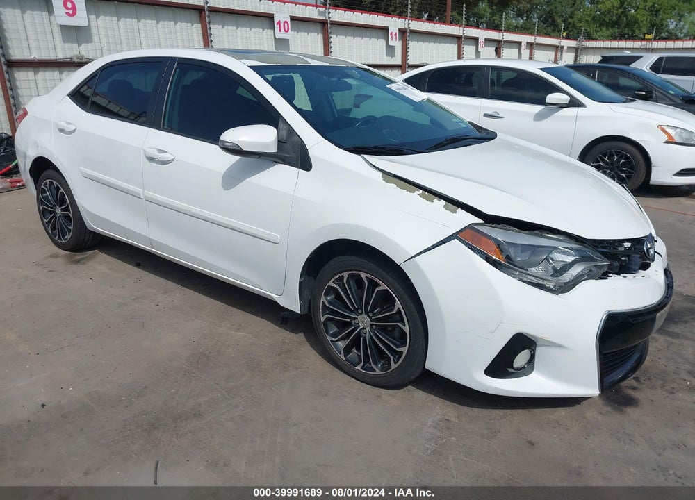2014 TOYOTA COROLLA S PLUS VIN: 5YFBURHE2EP049540