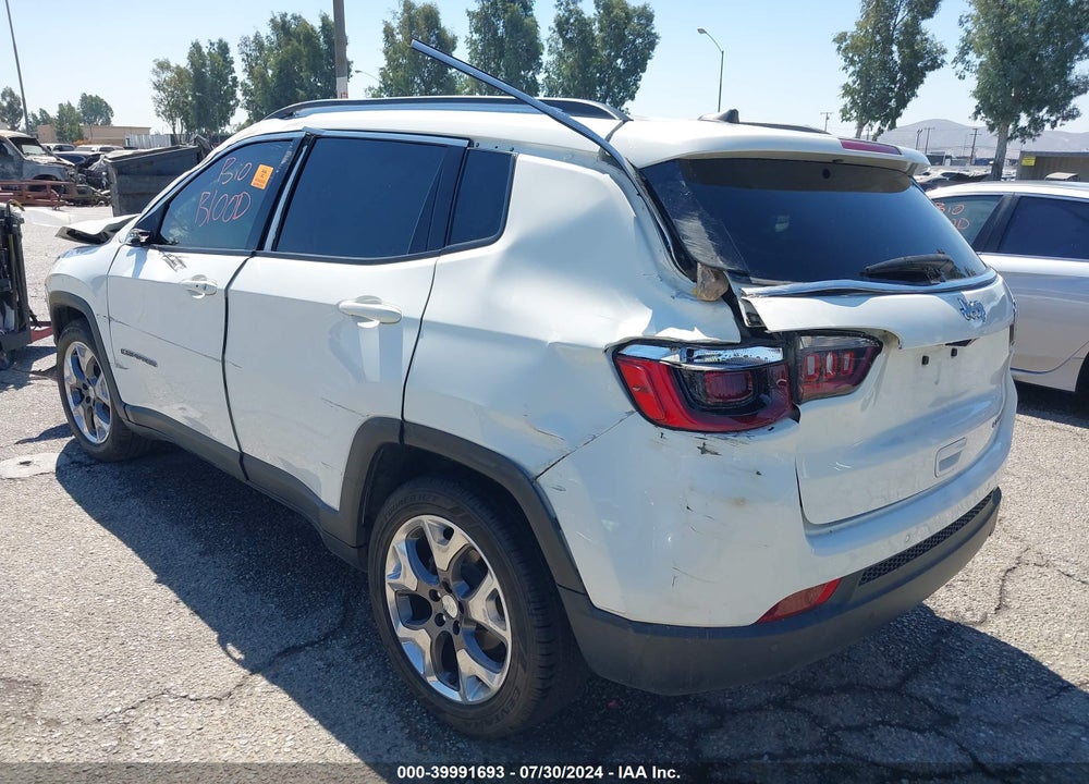 2021 JEEP COMPASS LIMITED FWD VIN: 3C4NJCCB0MT548560