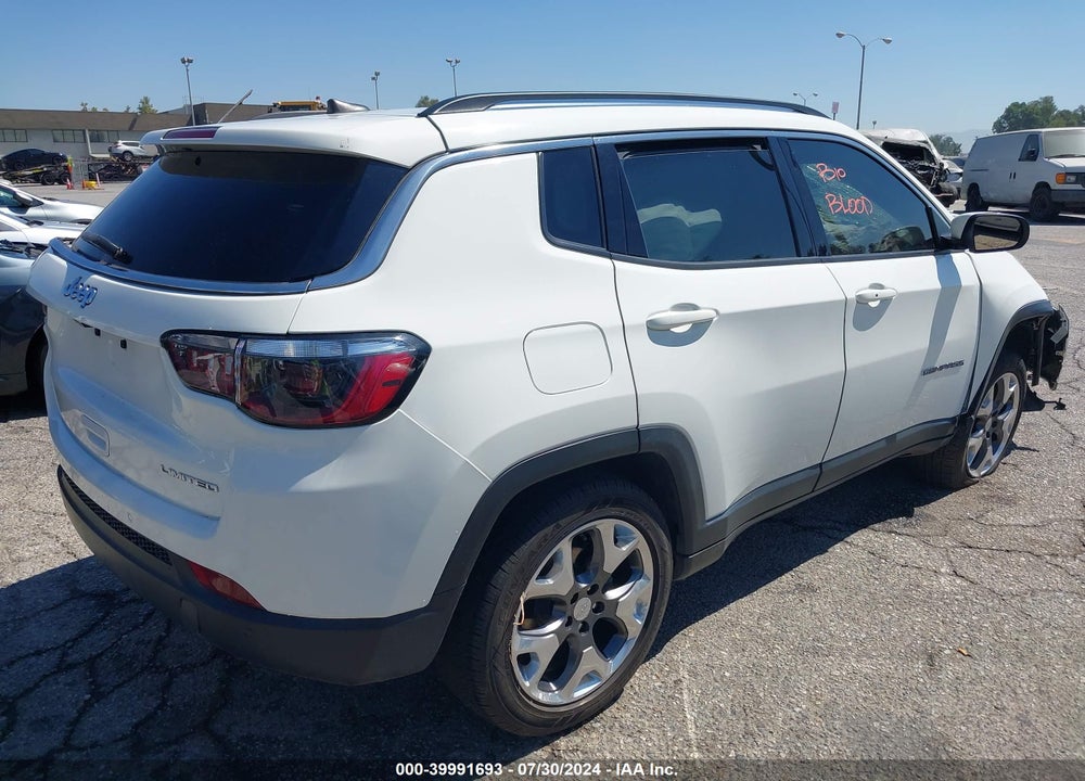 2021 JEEP COMPASS LIMITED FWD VIN: 3C4NJCCB0MT548560