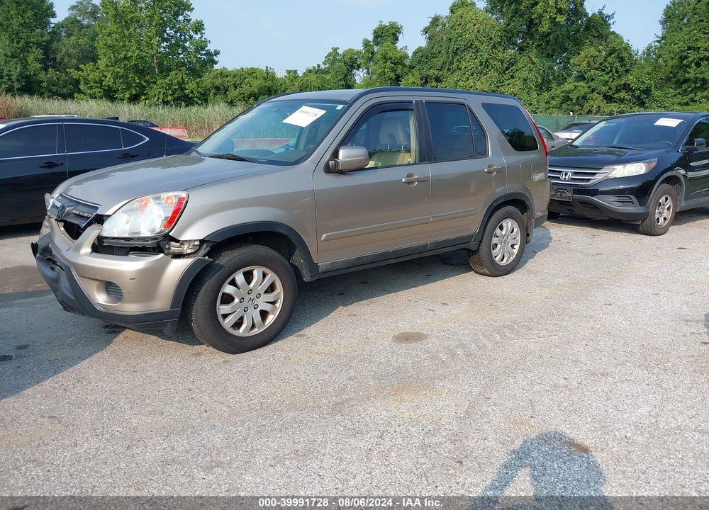 2006 HONDA CR-V SE VIN: SHSRD78976U412099