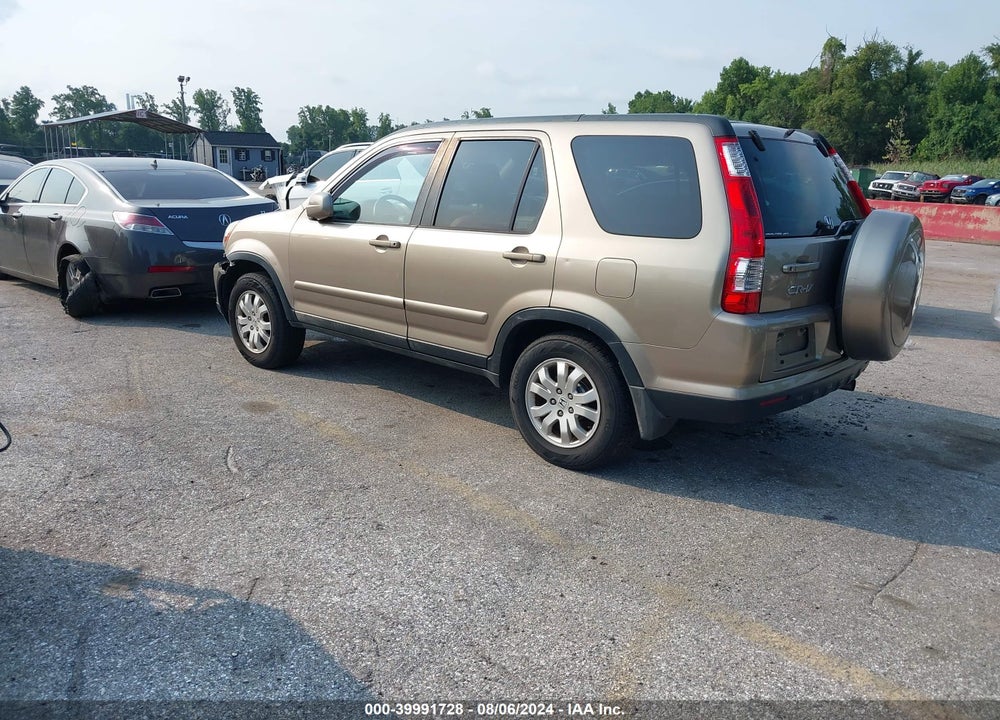 2006 HONDA CR-V SE VIN: SHSRD78976U412099