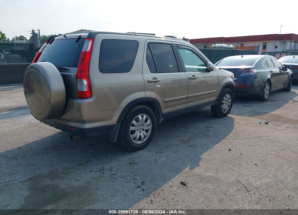 2006 HONDA CR-V SE VIN: SHSRD78976U412099