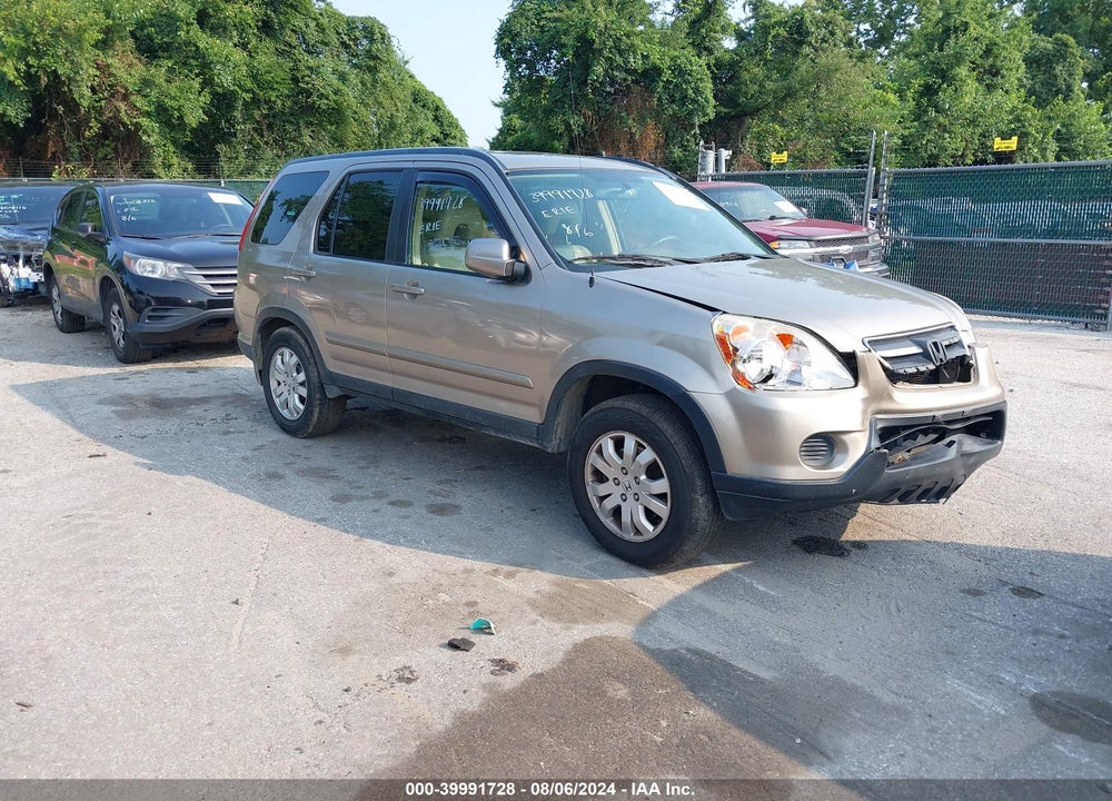 2006 HONDA CR-V SE VIN: SHSRD78976U412099