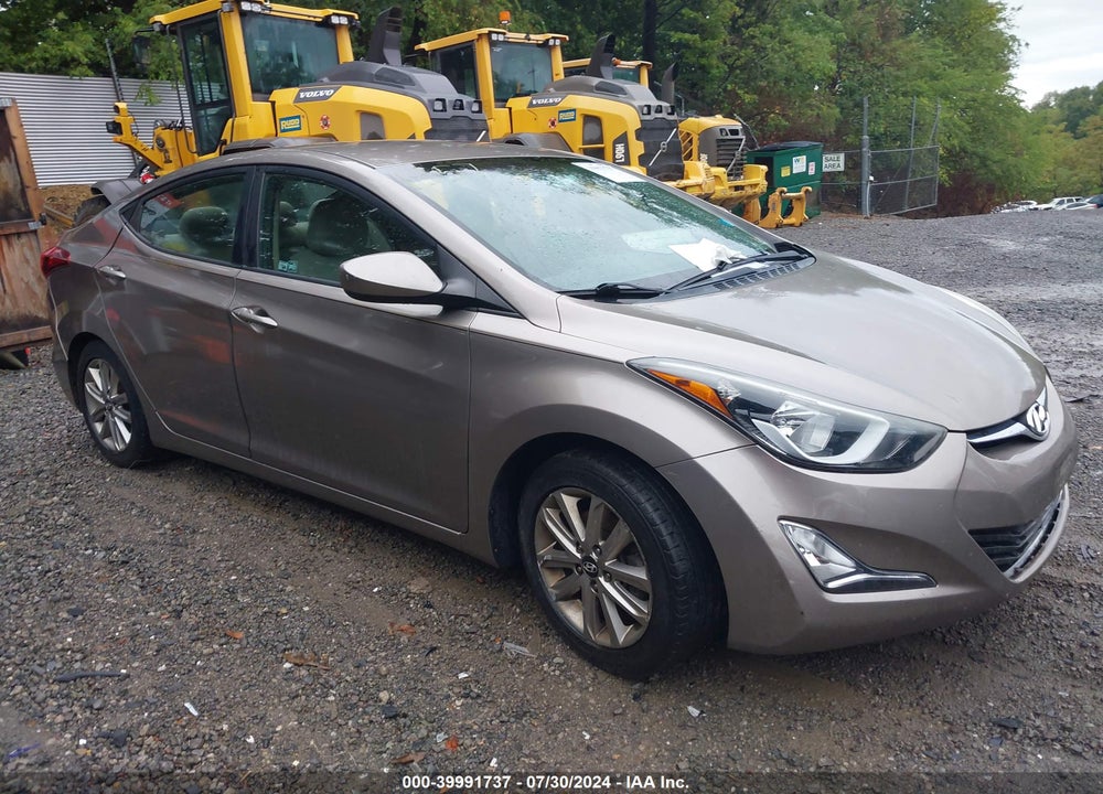 2014 HYUNDAI ELANTRA SE VIN: 5NPDH4AE8EH491357