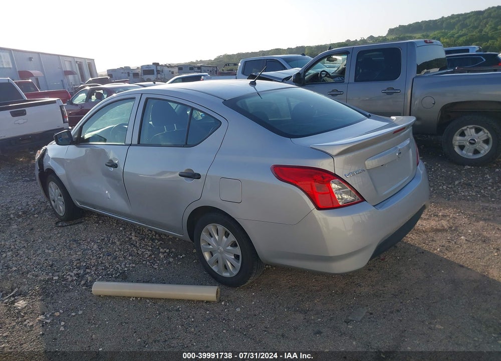 2019 NISSAN VERSA 1.6 S+ VIN: 3N1CN7AP9KL813025
