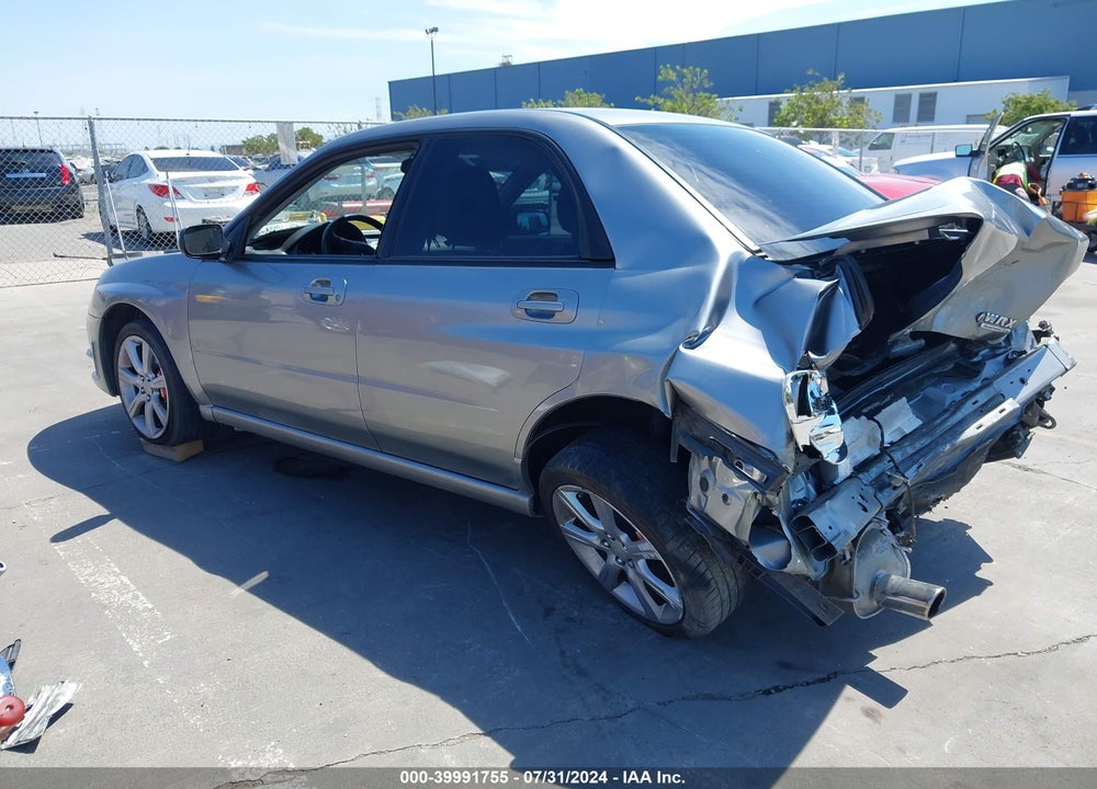 2007 SUBARU IMPREZA WRX TR VIN: JF1GD75667G501054