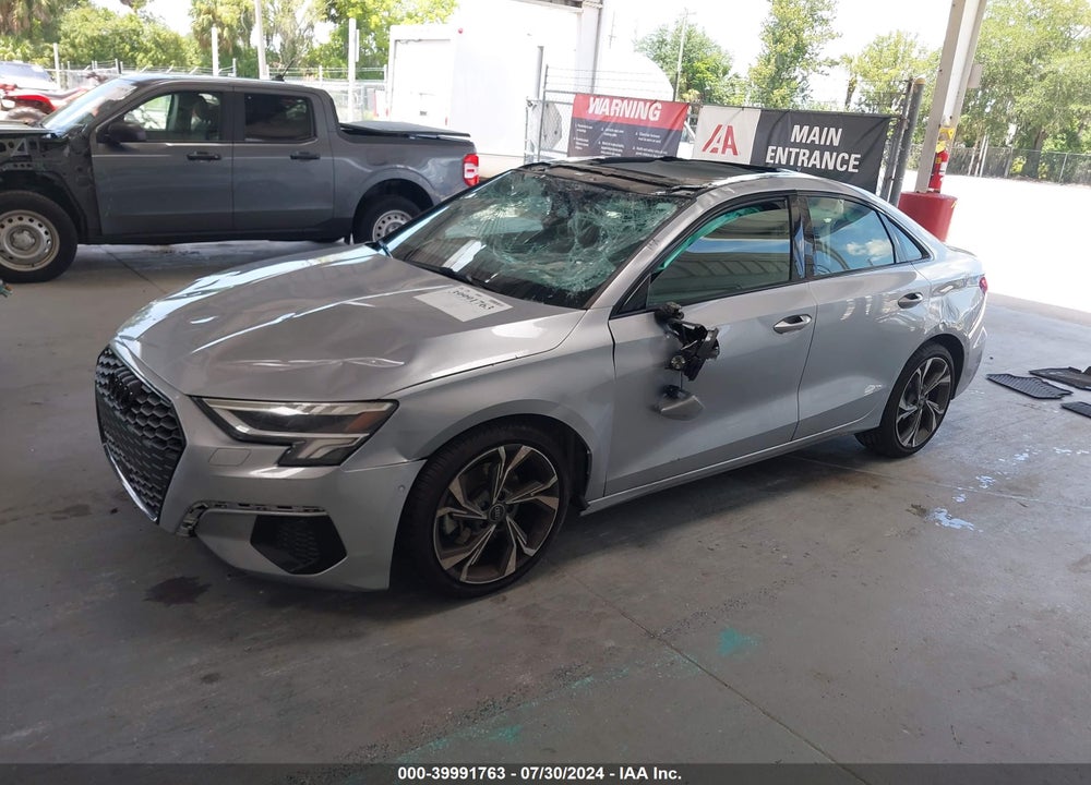 2023 AUDI A3 PREMIUM PLUS 40 TFSI QUATTRO S TRONIC VIN: WAUHUDGY9PA069975