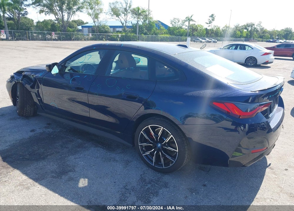 2023 BMW I4 M50 VIN: WBY33AW09PFP28004