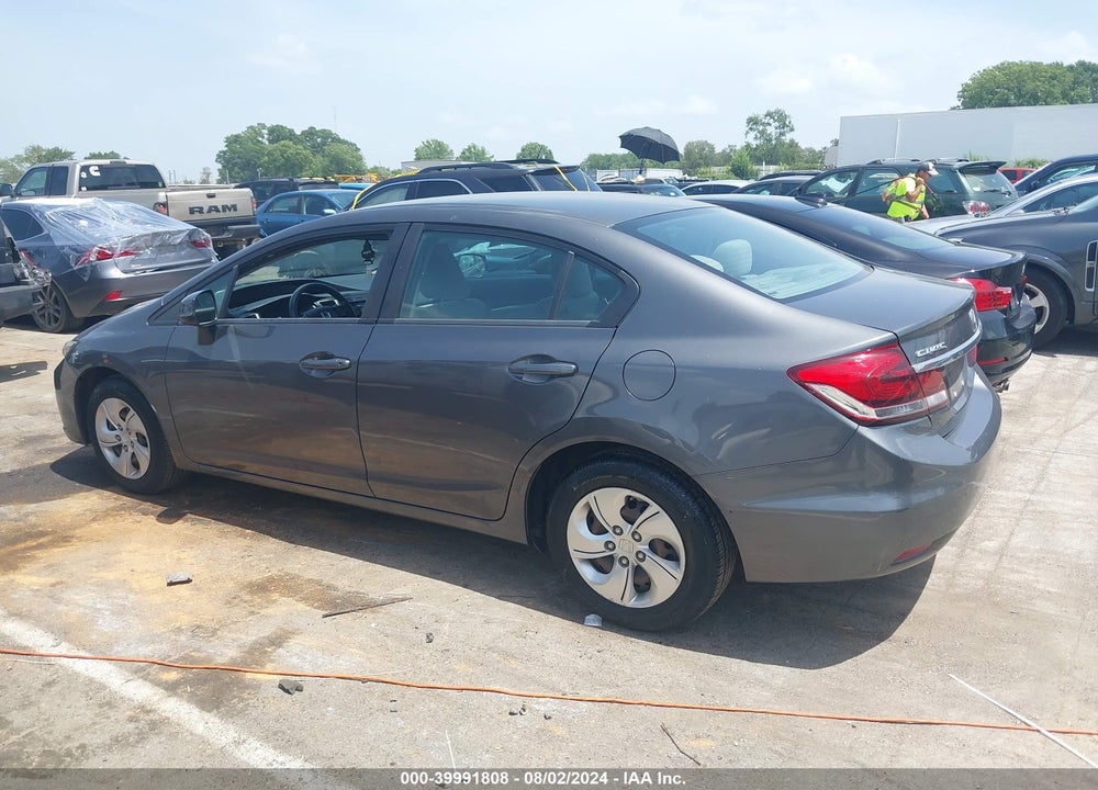 2013 HONDA CIVIC LX VIN: 2HGFB2F56DH581011