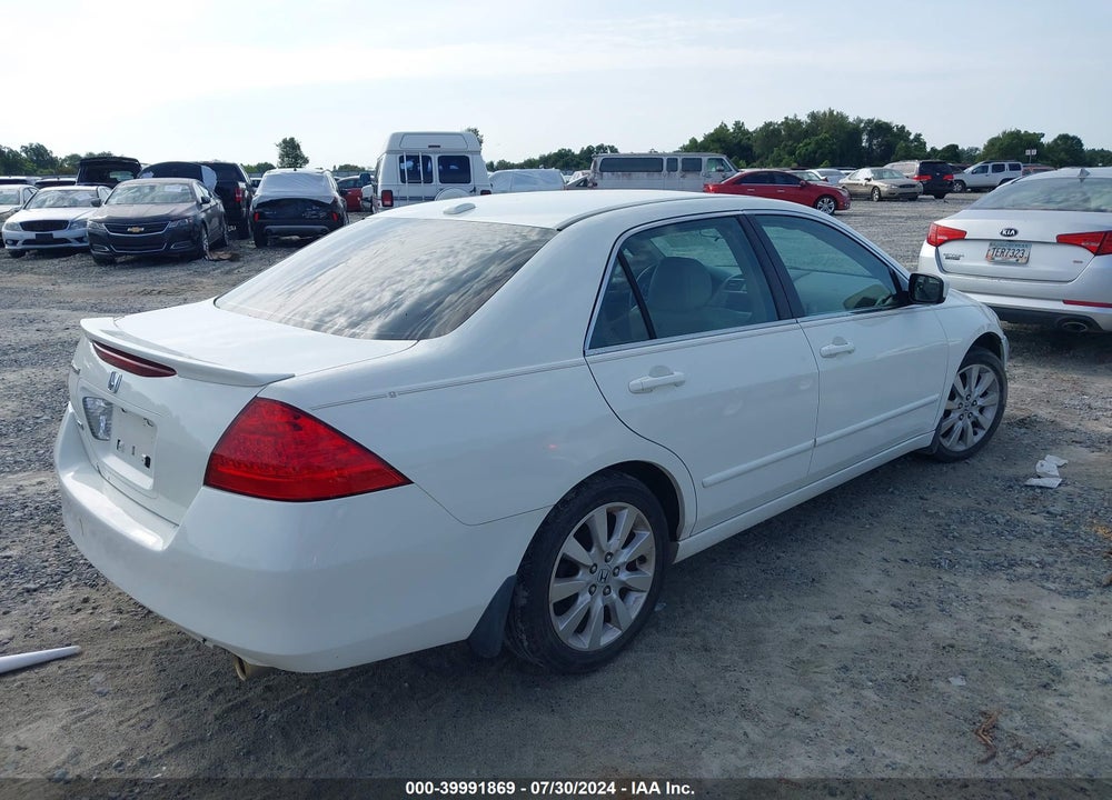2007 HONDA ACCORD 3.0 EX VIN: 1HGCM66827A069604