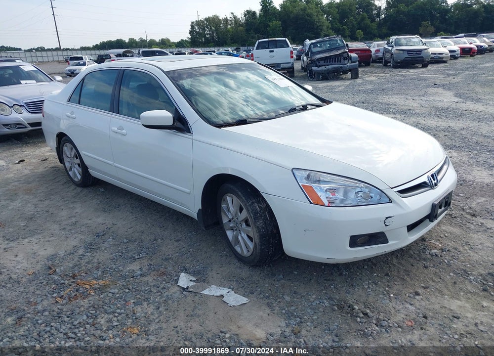 2007 HONDA ACCORD 3.0 EX VIN: 1HGCM66827A069604