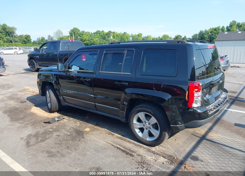 2012 JEEP PATRIOT LATITUDE VIN: 1C4NJPFB6CD579948